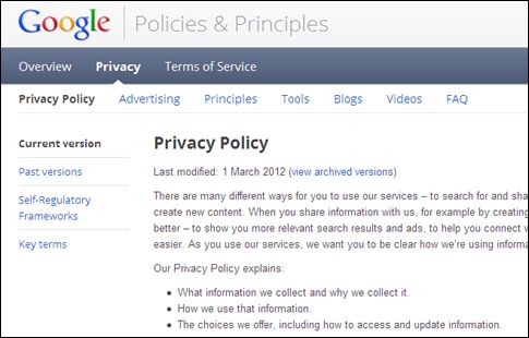 Παρά τις αντιδράσεις στην ΕΕ, η Google ενεργοποιεί νέα πολιτική δεδομένων