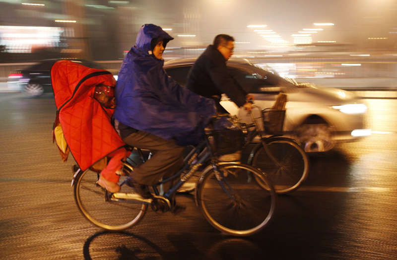 Η Φωτογραφία της ημέρας 2 Μαρτίου 2012: Περιορισμός κυκλοφορίας στο Πεκίνο