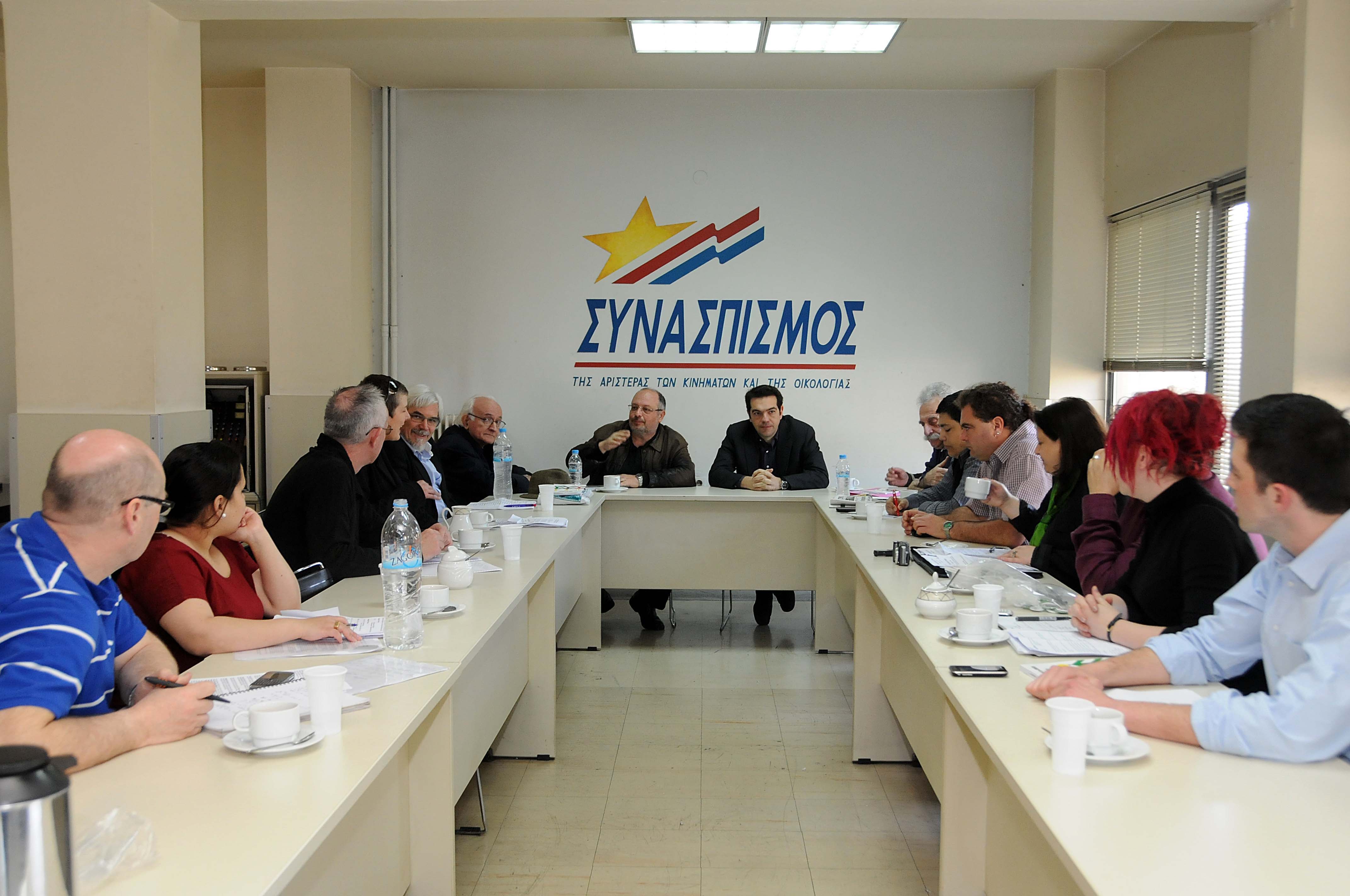 Με Βρετανούς βουλευτές και συνδικαλιστές συναντήθηκε ο Αλέξης Τσίπρας