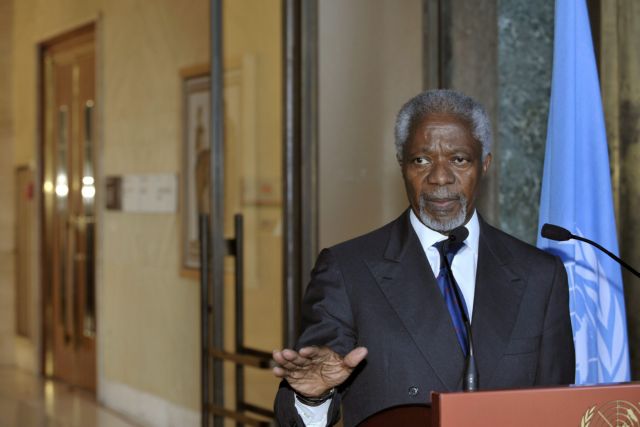 H Συρία φέρεται να αποδέχεται το σχέδιο έξι σημείων του Κ.Ανάν για την ειρήνη