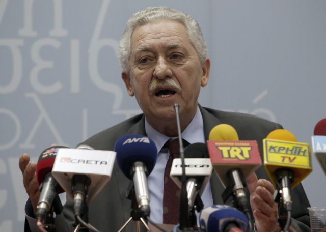 Δεν έχουμε καμία θέση σε σενάρια συγκυβέρνησης ΝΔ-ΠΑΣΟΚ, ξεκαθαρίζει ο Φ.Κουβέλης