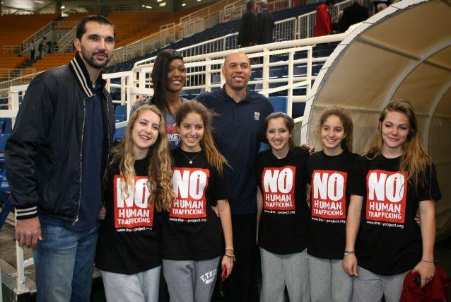 Μπασκετικό μήνυμα κατά της σύγχρονης δουλείας στο ΟΑΚΑ