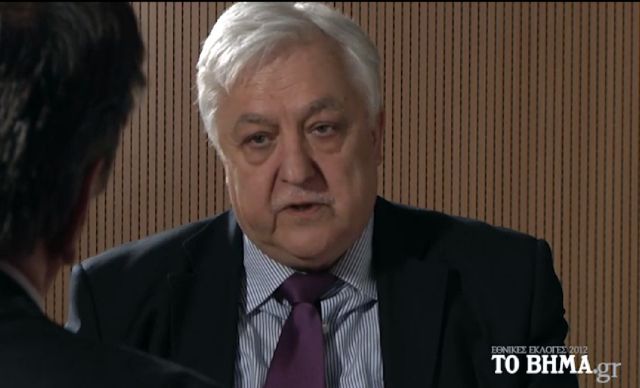 Συνέντευξη του Αλέκου Παπαδόπουλου στο Βήμα TV