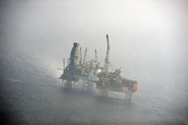 Συνεχίζεται η διαρροή φυσικού αερίου από πλατφόρμα στη Βόρεια Θάλασσα