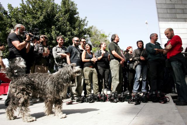 Συγκέντρωση διαμαρτυρίας για τις επιθέσεις κατά των ρεπόρτερ