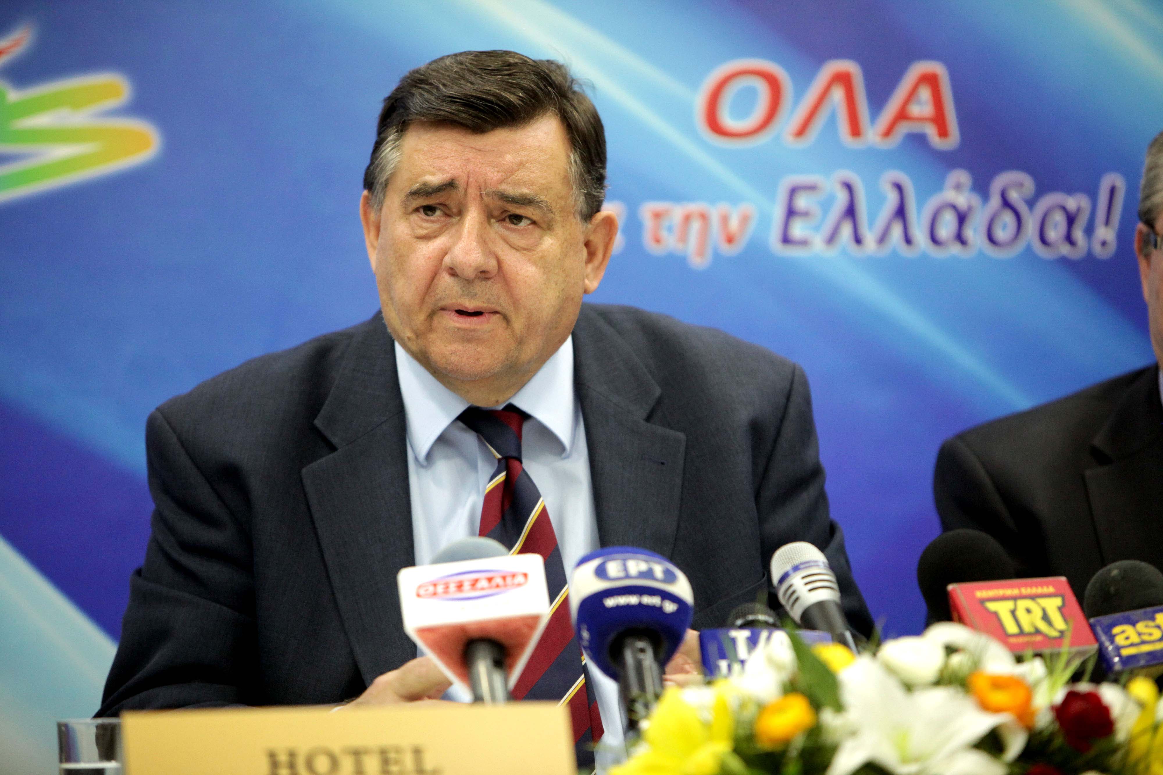 Βιαστικές και εκβιαστικές οι εκλογές, σύμφωνα με τον Γ.Καρατζαφέρη