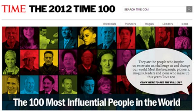 Οι 100 προσωπικότητες με τη μεγαλύτερη επιρροή με τη ματιά του Time