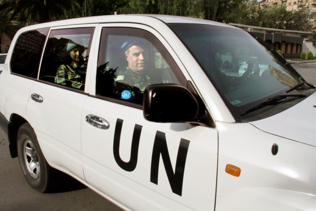 Υπεγράφη από τη Συρία η συμφωνία για την ανάπτυξη παρατηρητών του ΟΗΕ
