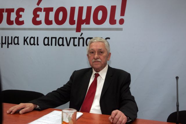 Απορρίπτει ο Φ.Κουβέλης συνεργασία με το ΠΑΣΟΚ «με τις σημερινές θέσεις και πολιτική»