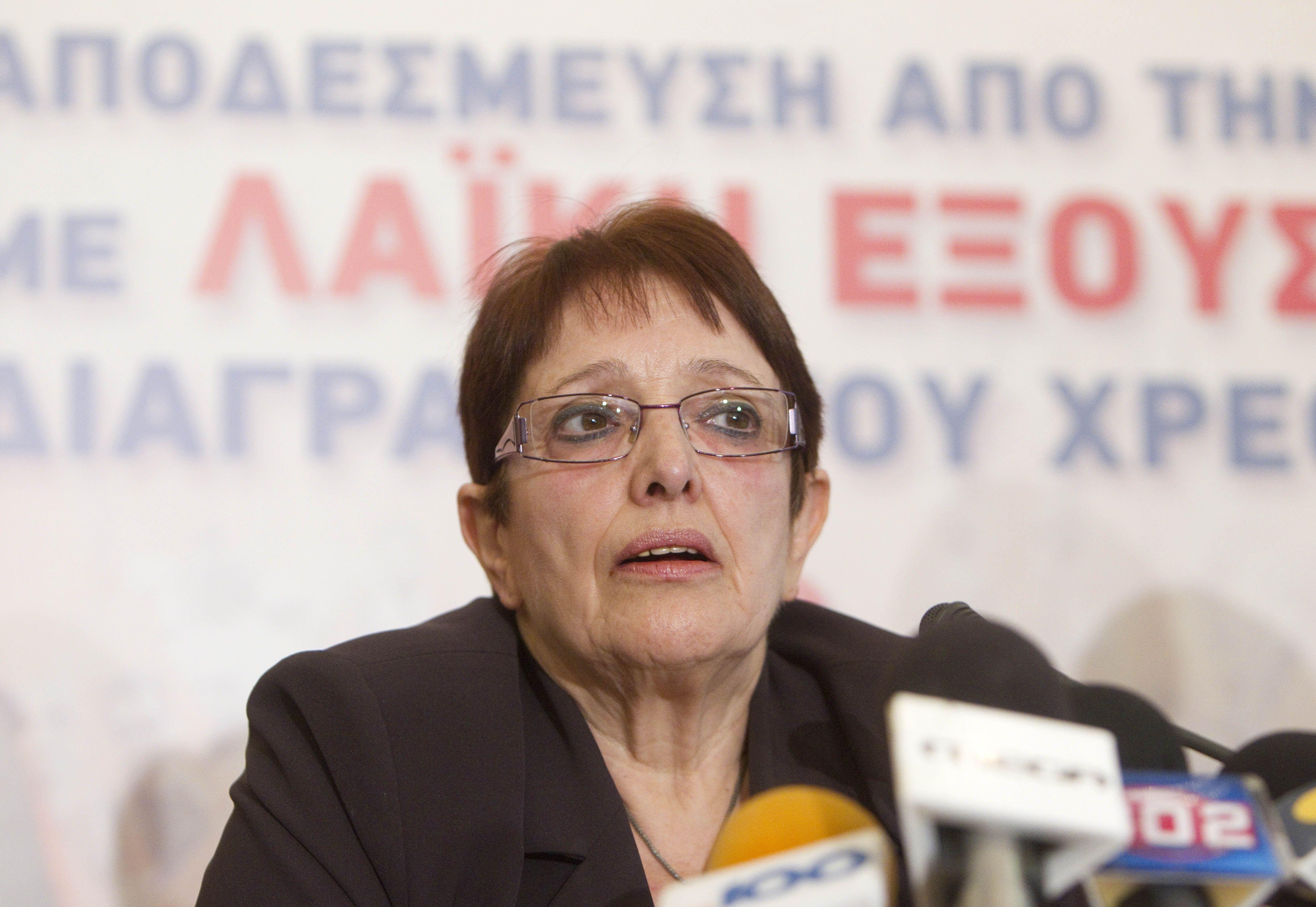 «Εμείς δεν είμαστε Μελανσόν» λέει η Αλ.Παπαρήγα για το ενδεχόμενο συνεργασίας