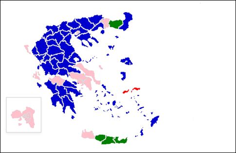 Πού καταγράφονται τα υψηλότερα και τα χαμηλότερα ποσοστά για κάθε κόμμα