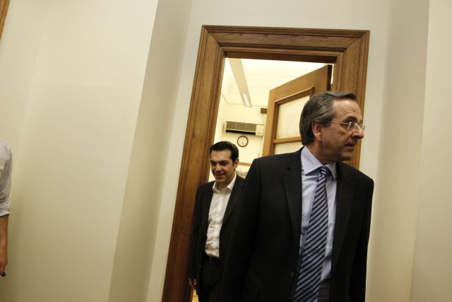 Ο ΣΥΡΙΖΑ ζητά να υπογράψω την έξοδο από το ευρώ, δήλωσε ο Σαμαράς