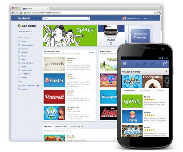 Facebook App Center | Κόμβο πώλησης app στήνει το Facebook