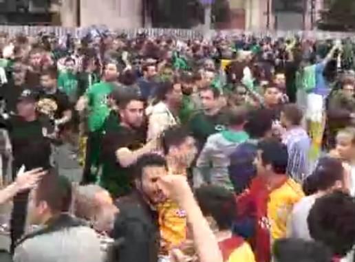 Επεισόδια μεταξύ οπαδών του ΠΑΟ και της Γαλατάσαραϊ στην Κωνσταντινούπολη