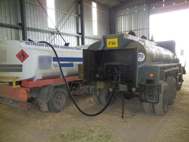 Εξαρθρώθηκε κύκλωμα διακίνησης καυσίμων από στρατιωτικές μονάδες της Λάρισας