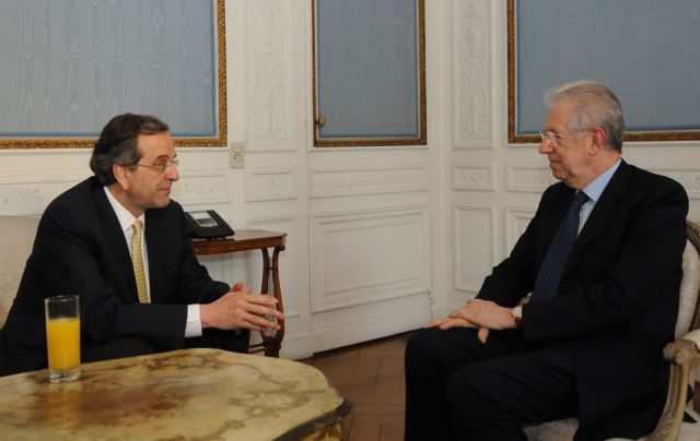 Η ανάπτυξη προαπαιτούμενο για την έξοδο από την κρίση, τόνισαν Σαμαράς και Μόντι