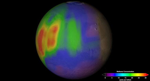 Το μεθάνιο του Άρη «δυστυχώς δεν έχει βιολογική προέλευση»
