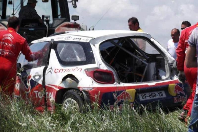 Ατύχημα του Mikko Hirvonen σε δοκιμές στην Ιταλία