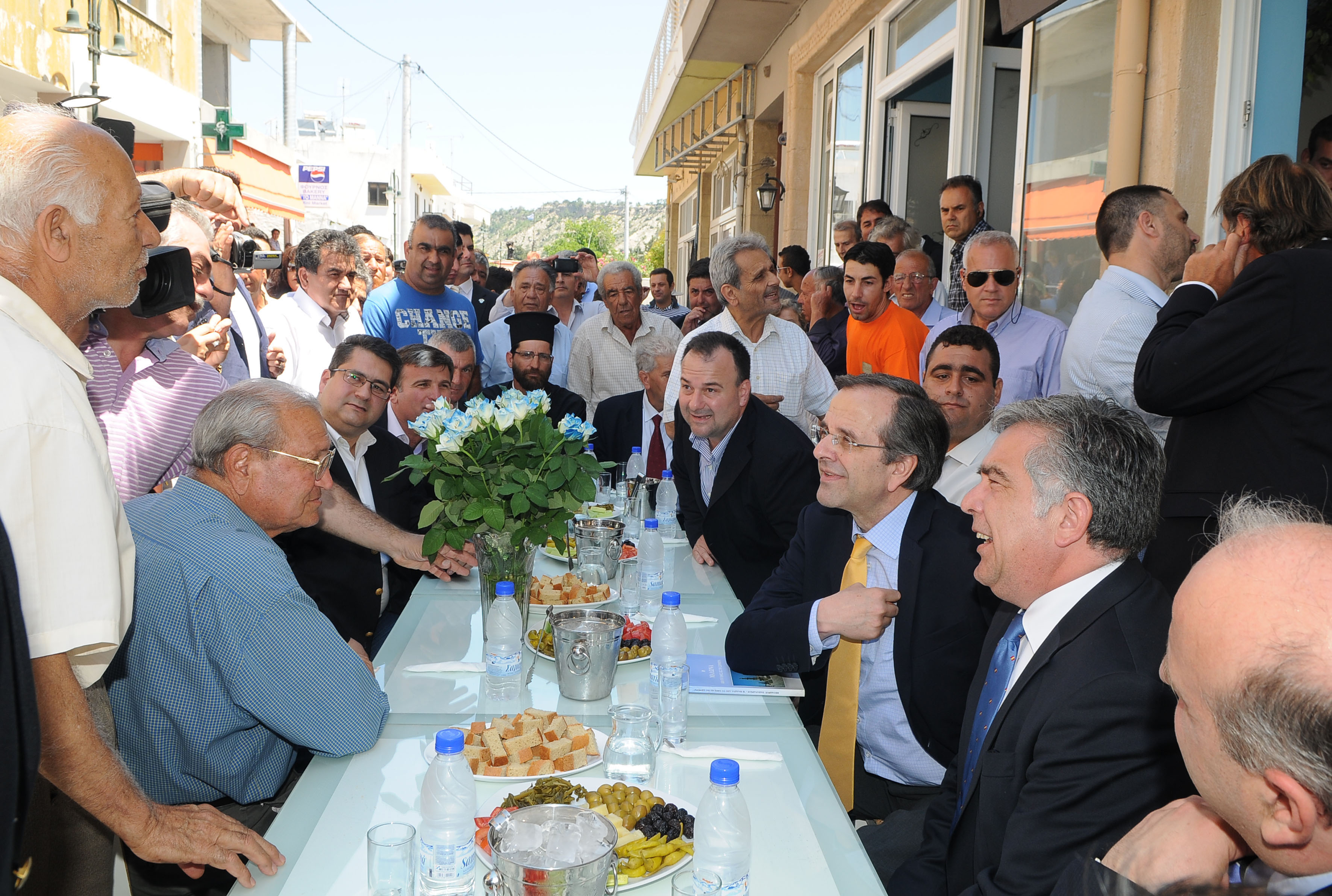 Σκληρή κριτική στο ΣΥΡΙΖΑ άσκησε ο Αντώνης Σαμαράς από τη Ρόδο