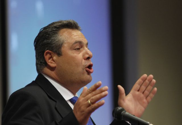 Το δίλημμα των εκλογών είναι «με ή χωρίς Μνημόνιο», τόνισε ο Π.Καμμένος