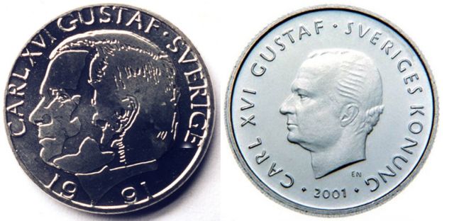 Αντιβασιλικά κάλπικα νομίσματα κυκλοφορούν στη Σουηδία