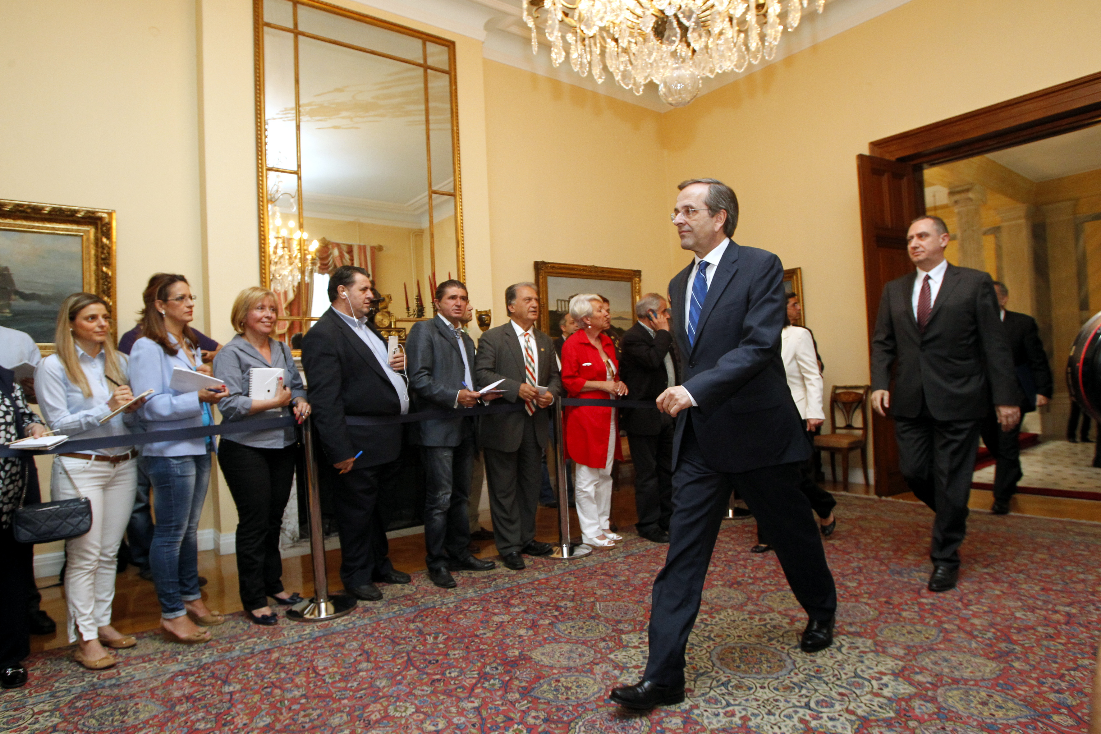 Στα χέρια του Αντώνη Σαμαρά η πρώτη διερευνητική εντολή σχηματισμού κυβέρνησης