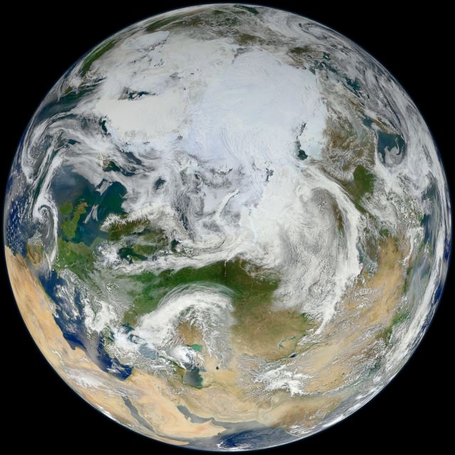 Αχανής εικόνα της NASA δείχνει το Βόρειο Πόλο στα 121 Megapixel