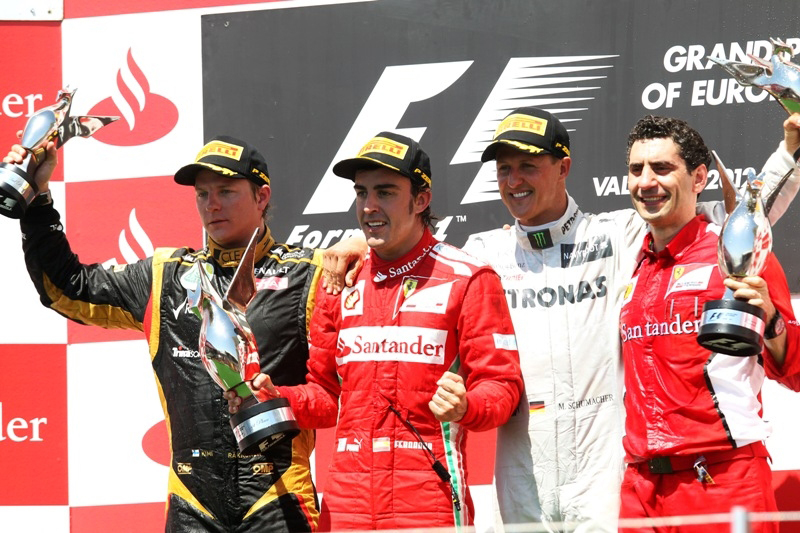 Grand Prix της Ευρώπης 2012 Οι δηλώσεις των πρώτων – F. Alonso: “Δεν πρέπει να τα παρατάς ποτέ, μέχρι την καρό σημαία”