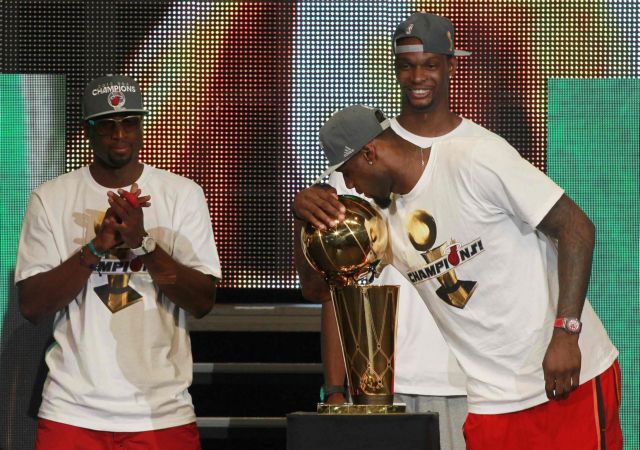 Το Μαϊάμι γιόρτασε τον τίτλο στο ΝΒΑ