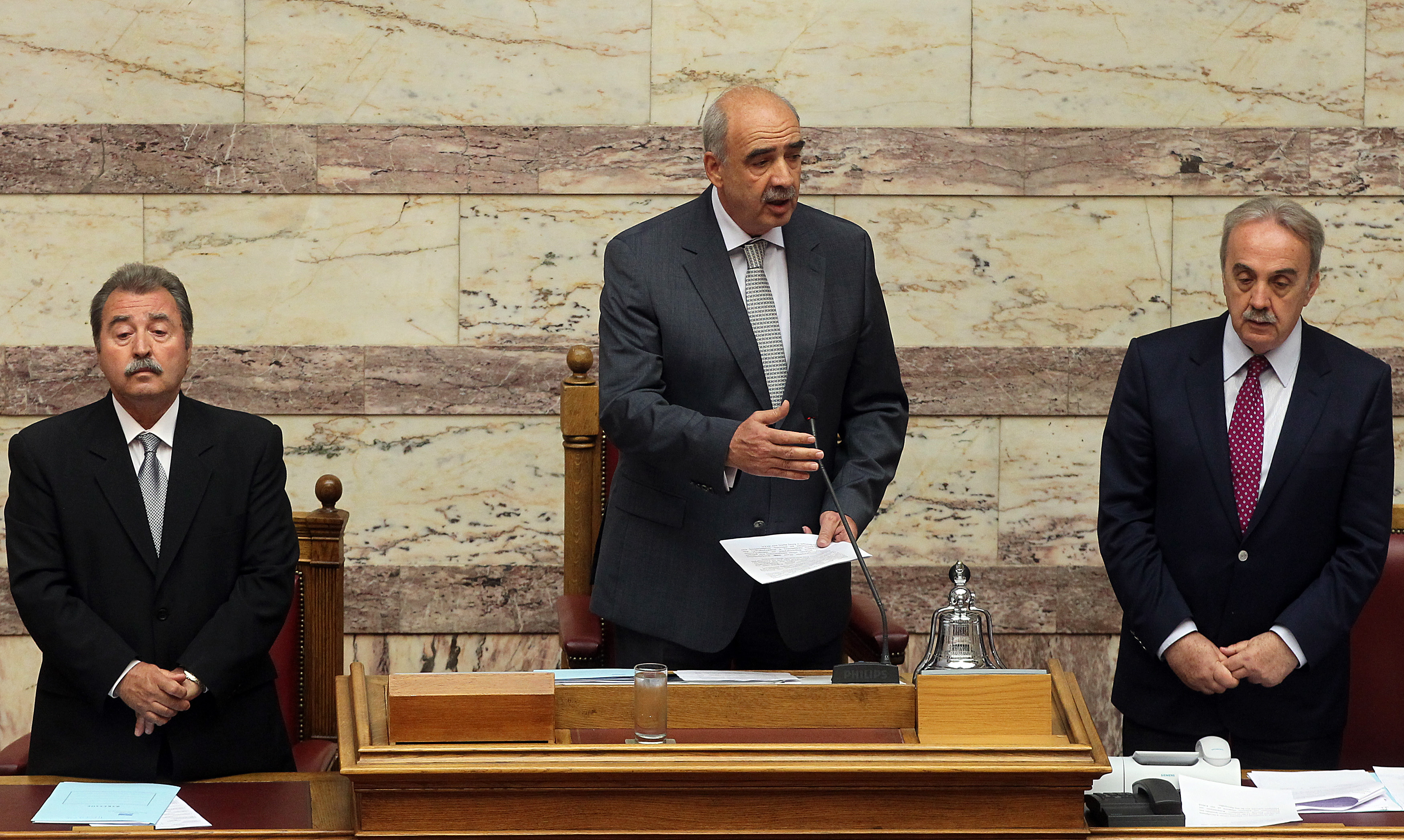 Αλλαγή στο Κανονισμό, όχι όμως στη σειρά ομιλητών, προανήγγειλε ο Ευ.Μεϊμαράκης