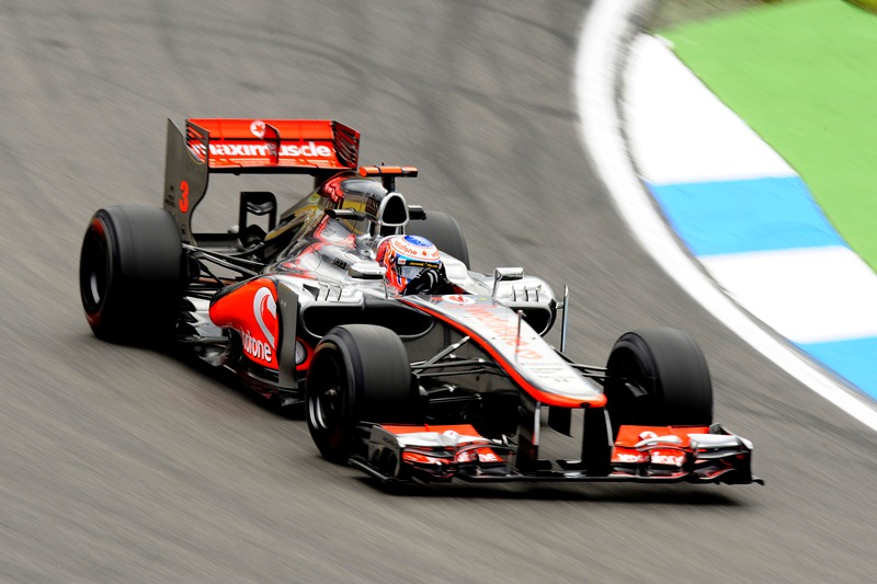 Grand Prix Γερμανίας 2012 – Ελεύθερα Δοκιμαστικά: Ο J.Button και η βροχή