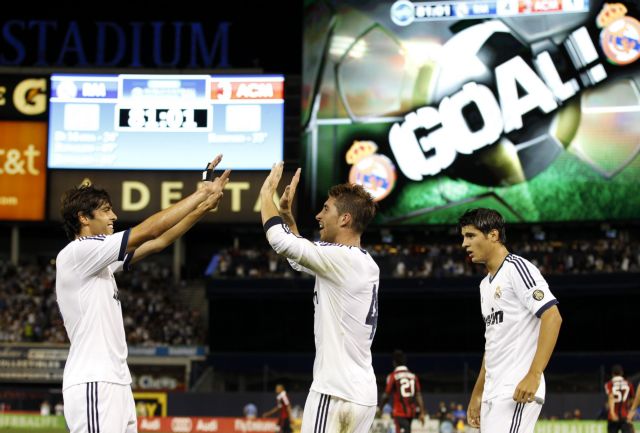 Η Ρεάλ Μαδρίτης συνέτριψε με 5-1 τη Μίλαν