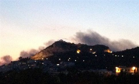 Πυρκαγιά εκδηλώθηκε σε καταυλισμό Ρομά στο Βοτανικό