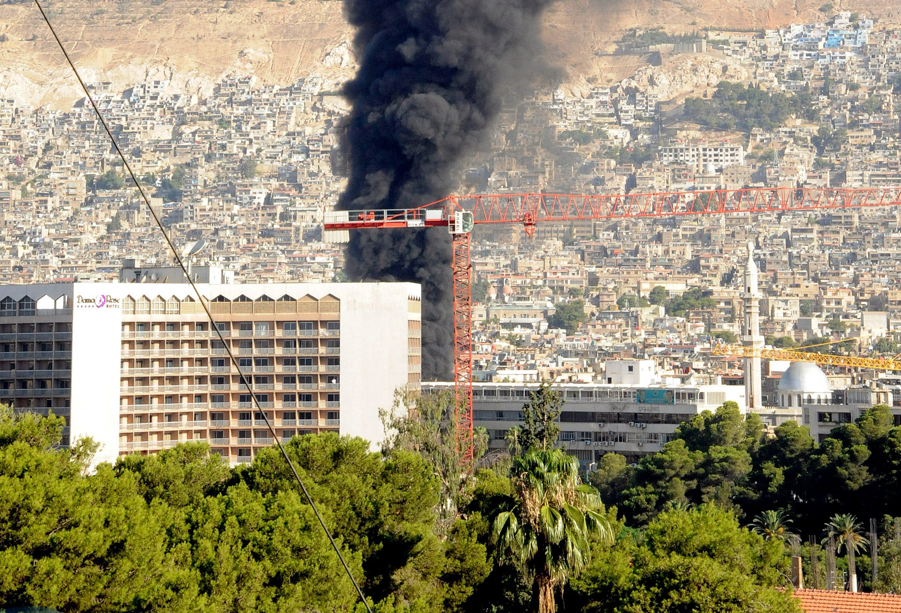 Στρατιωτική βάση στη Δαμασκό χτύπησαν οι αντικαθεστωτικοί