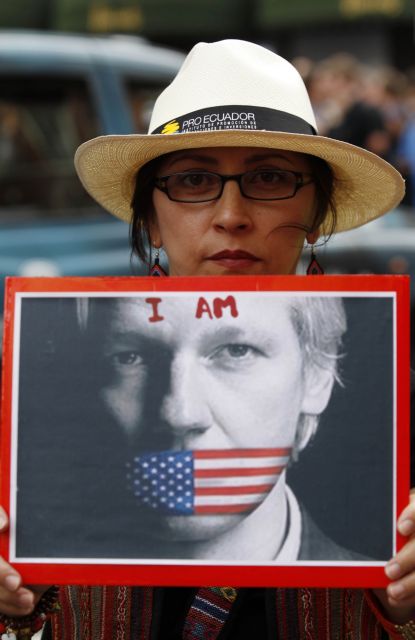 «Μπρα ντε φερ» Βρετανίας-Ισημερινού για την τύχη του κυρίου WikiLeaks