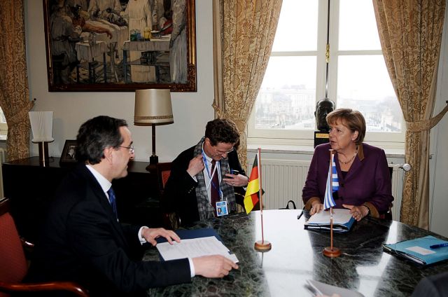 Δεν θα ληφθούν αποφάσεις στη συνάντηση Μέρκελ – Σαμαρά, λέει το Βερολίνο