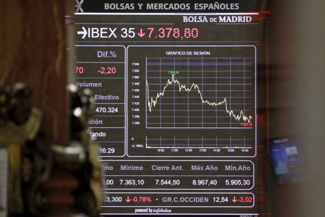 Σε αρνητικό έδαφος τα χρηματιστήρια την Πέμπτη