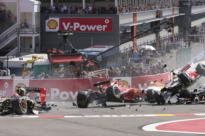 Grand Prix Βελγίου 2012: Μετά το χάος ο J. Button