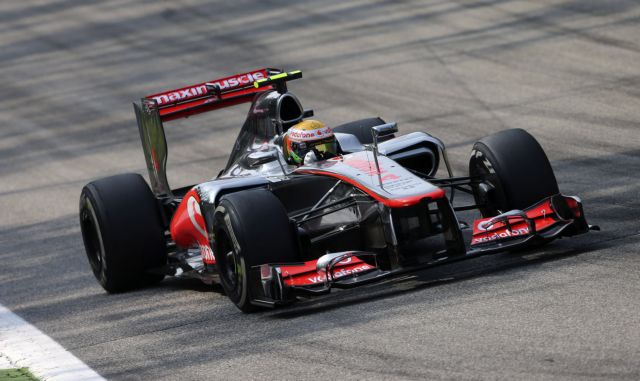 Θρίαμβος Χάμιλτον, στο βάθρο Πέρεζ και Αλόνσο