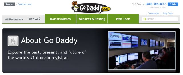 Κατάλυση χιλιάδων δικτυακών τόπων στις ΗΠΑ από χάκερ στο GoDaddy.com