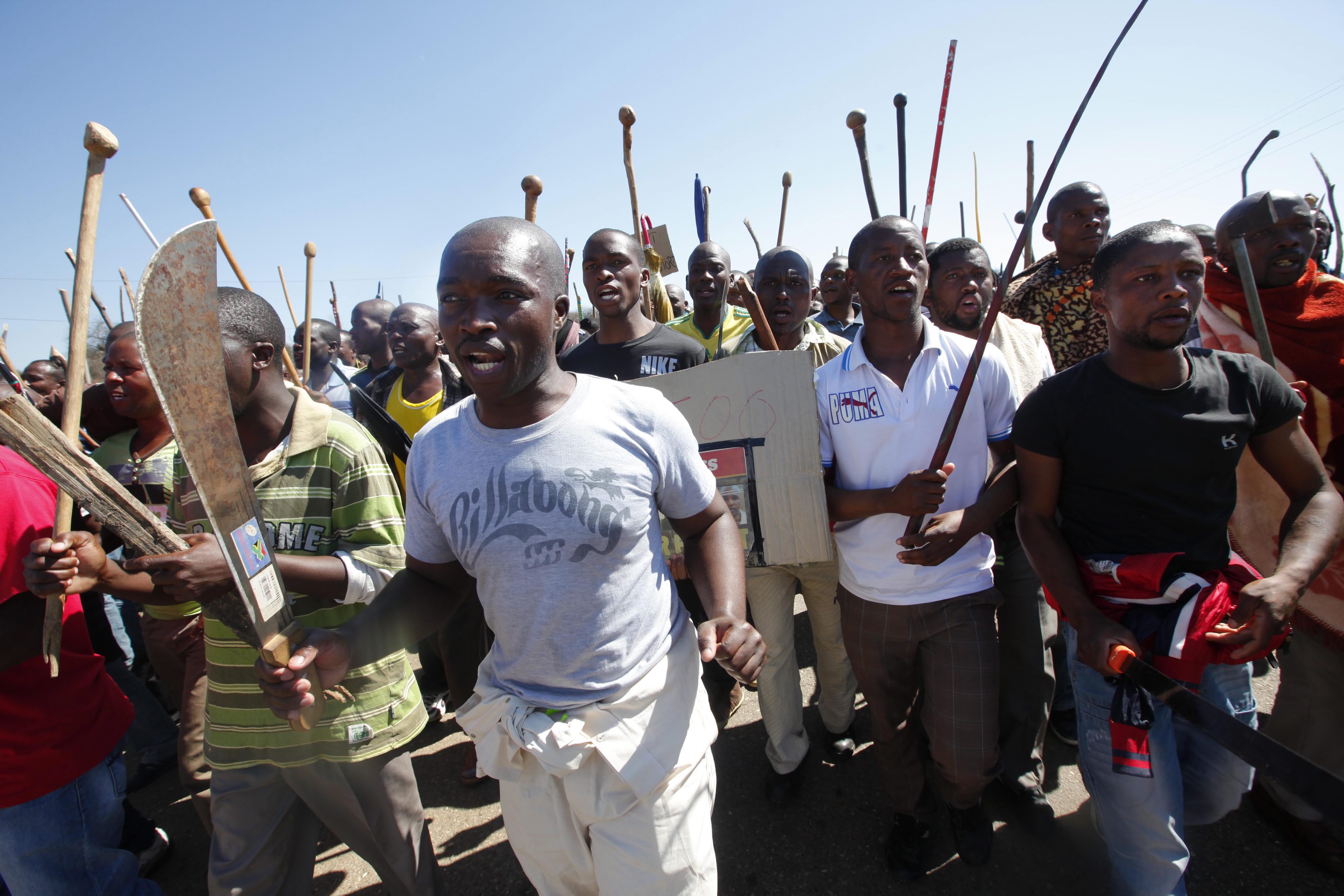 Αστυνομική επιχείρηση για τον αφοπλισμό των εργαζομένων στα ορυχεία Μαρικάνα