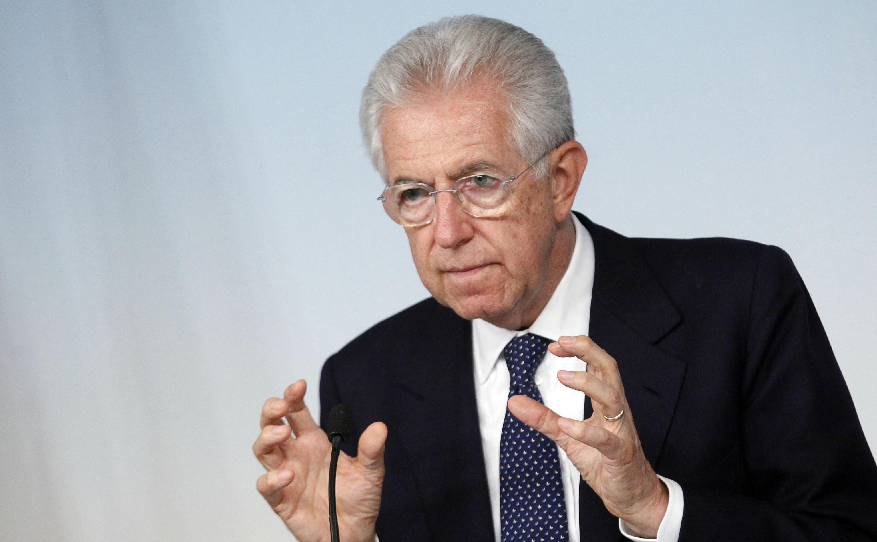 Στο 52% η δημοτικότητα του Ιταλού πρωθυπουργού Μάριο Μόντι