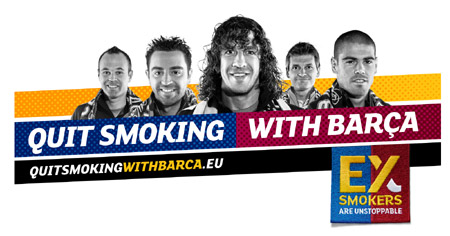 «Κόψτε το κάπνισμα με την Μπάρτσα» η νέα εκστρατεία κατά του τσιγάρου