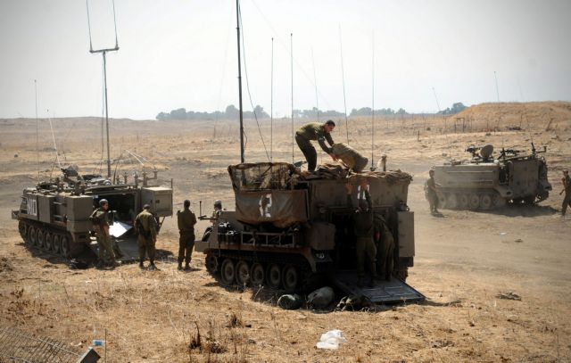 Αιφνιδιαστική άσκηση του ισραηλινού στρατού στα Υψίπεδα του Γκολάν