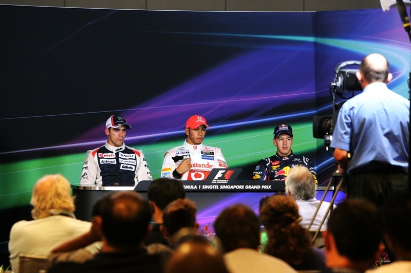 Grand Prix στη Σιγκαπούρη 2012 – Οι δηλώσεις των 1ων  F. Alonso: Ο L. Hamilton ήταν σε άλλο πλανήτη