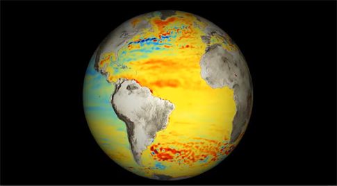 Παγκόσμιος χάρτης παρακολουθεί την άνοδο της στάθμης των ωκεανών