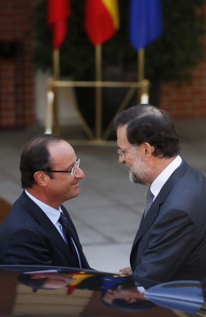 Συνάντηση Ολάντ – Ραχόι στο πλαίσιο της διμερούς γαλλο-ισπανικής συνόδου