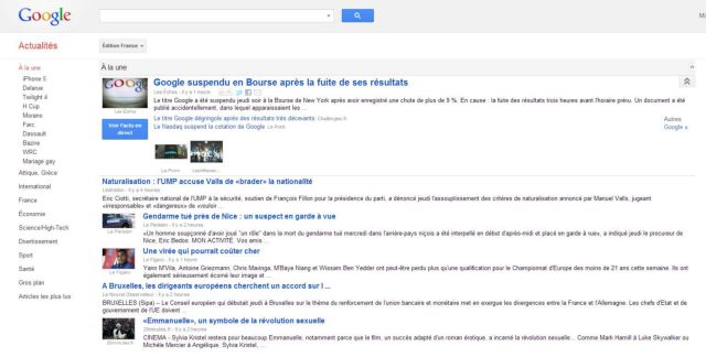 Η Google απειλεί να αποσύρει γαλλικά MME από τις αναζητήσεις της αν επιβληθεί φόρος