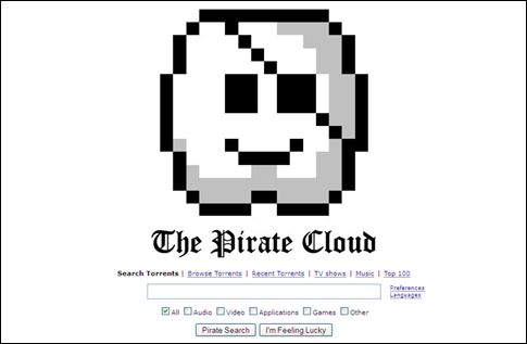 To Pirate Bay ανεβαίνει στα σύννεφα για να αποφύγει την αστυνομία