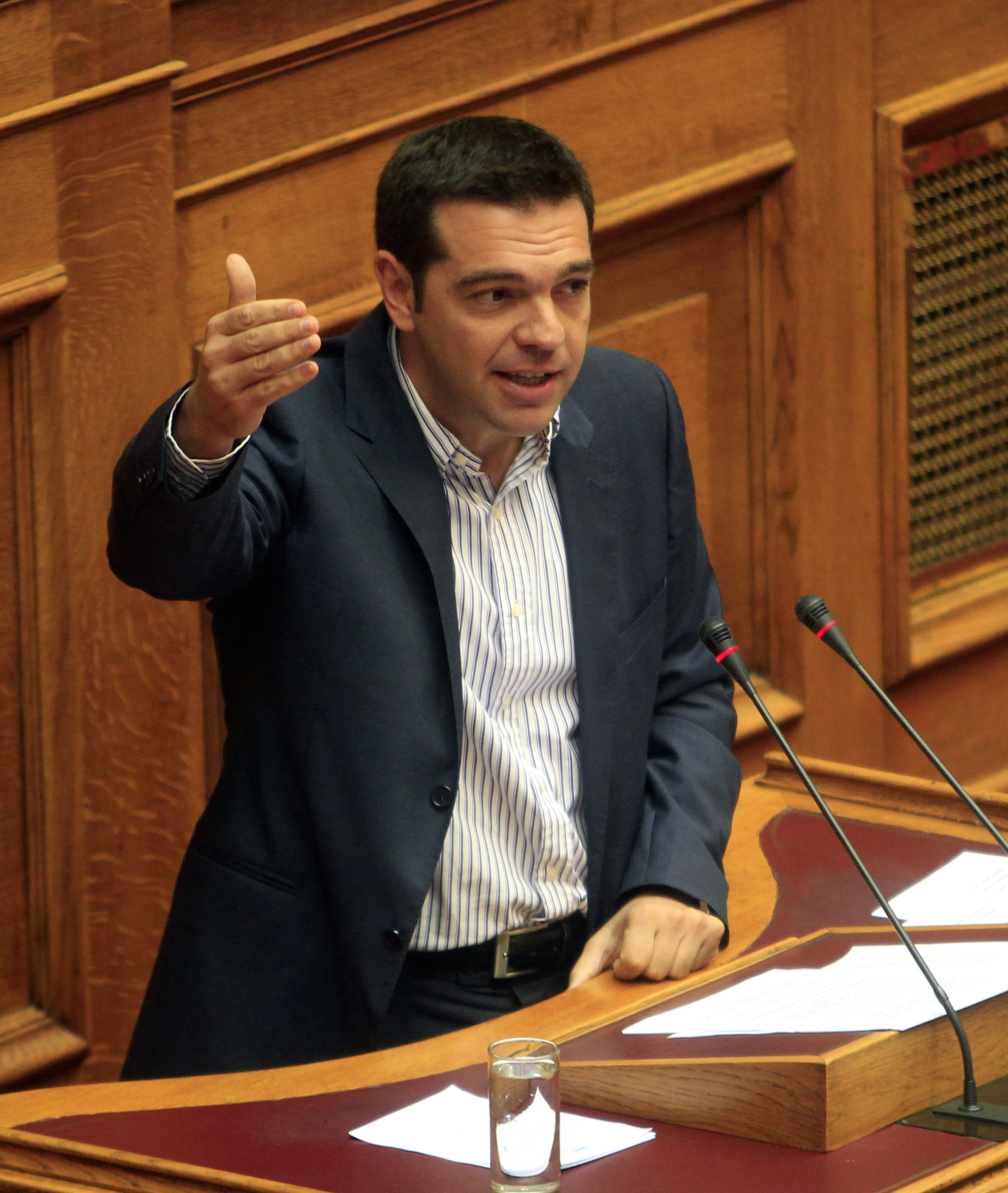 «Τρικομματική κοινοπραξία μερκελιστών» χαρακτήρισε την κυβέρνηση ο Αλ.Τσίπρας